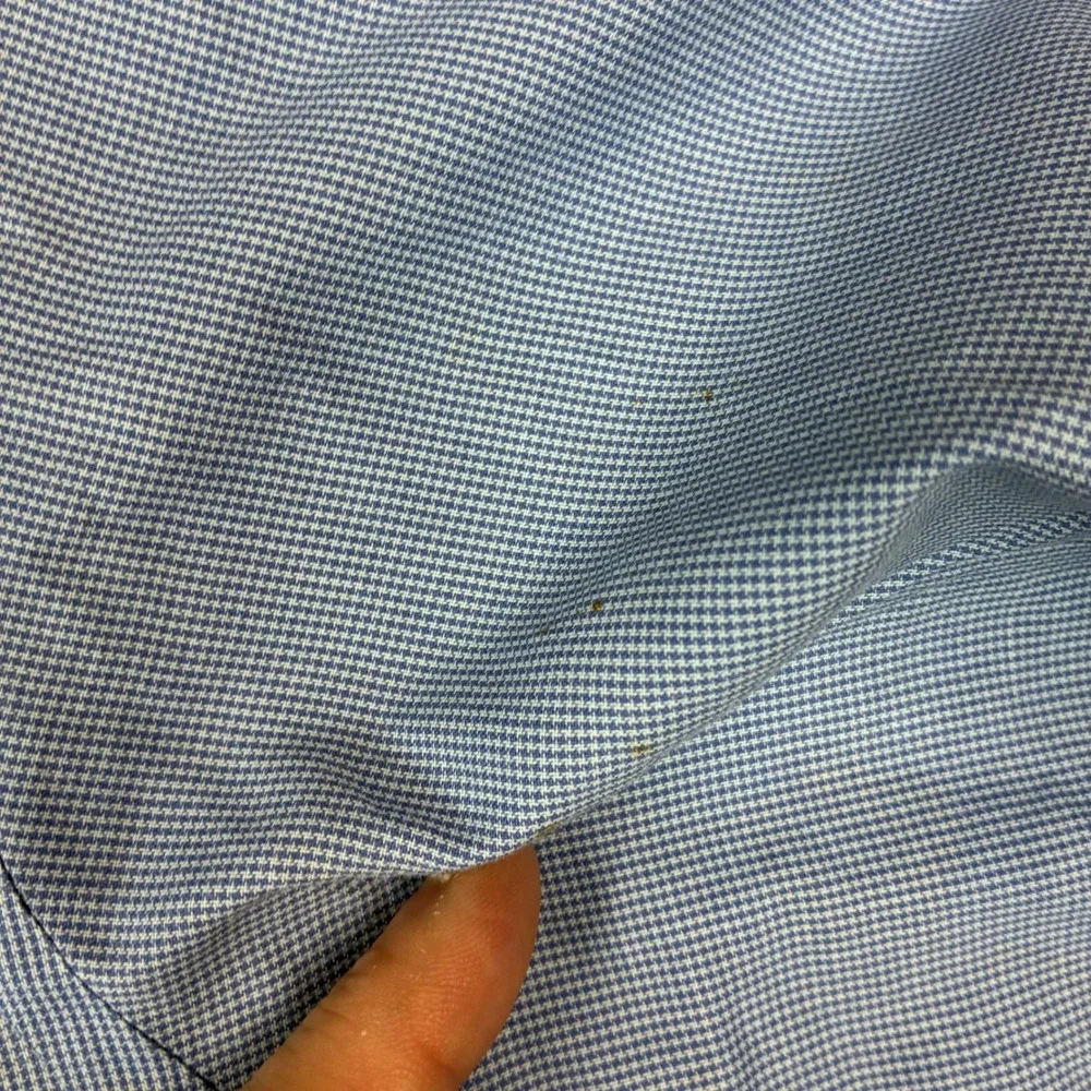 Banana Republic Mens XL Relaxed Fit Cotton Micro Houndstooth Button‎ Down Shirt